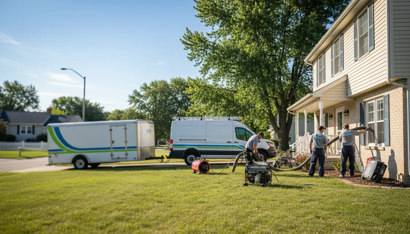 Flooded Basement Restoration And Cleanup With Repair in Sabina, OH near me